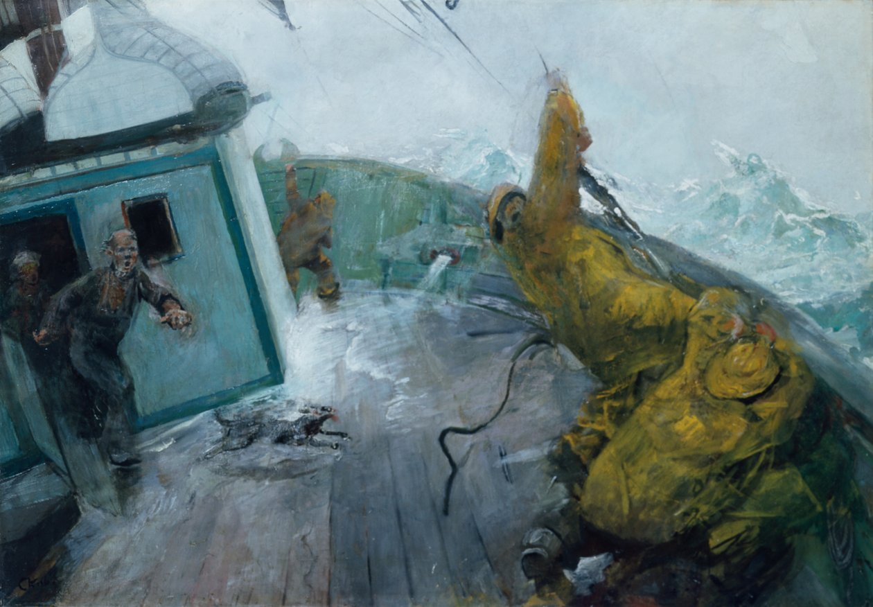Tutti gli uomini sul ponte da Christian Krohg