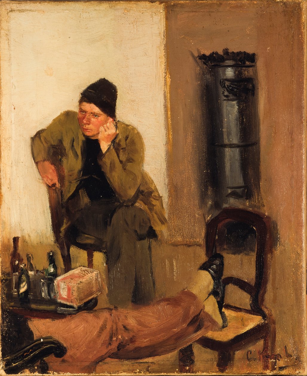 Charles Lundh in conversazione con Christian Krohg da Christian Krohg
