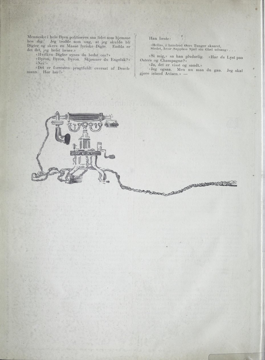 Illustrazione tratta dal libro 12 af vore samtidige di Krohg, Christian e pubblicato da Feilberg & Landmark (Kristiania, 1895) da Christian Krohg
