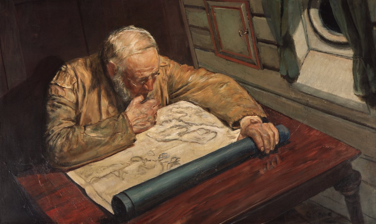 Nella Casa delle Carte da Christian Krohg