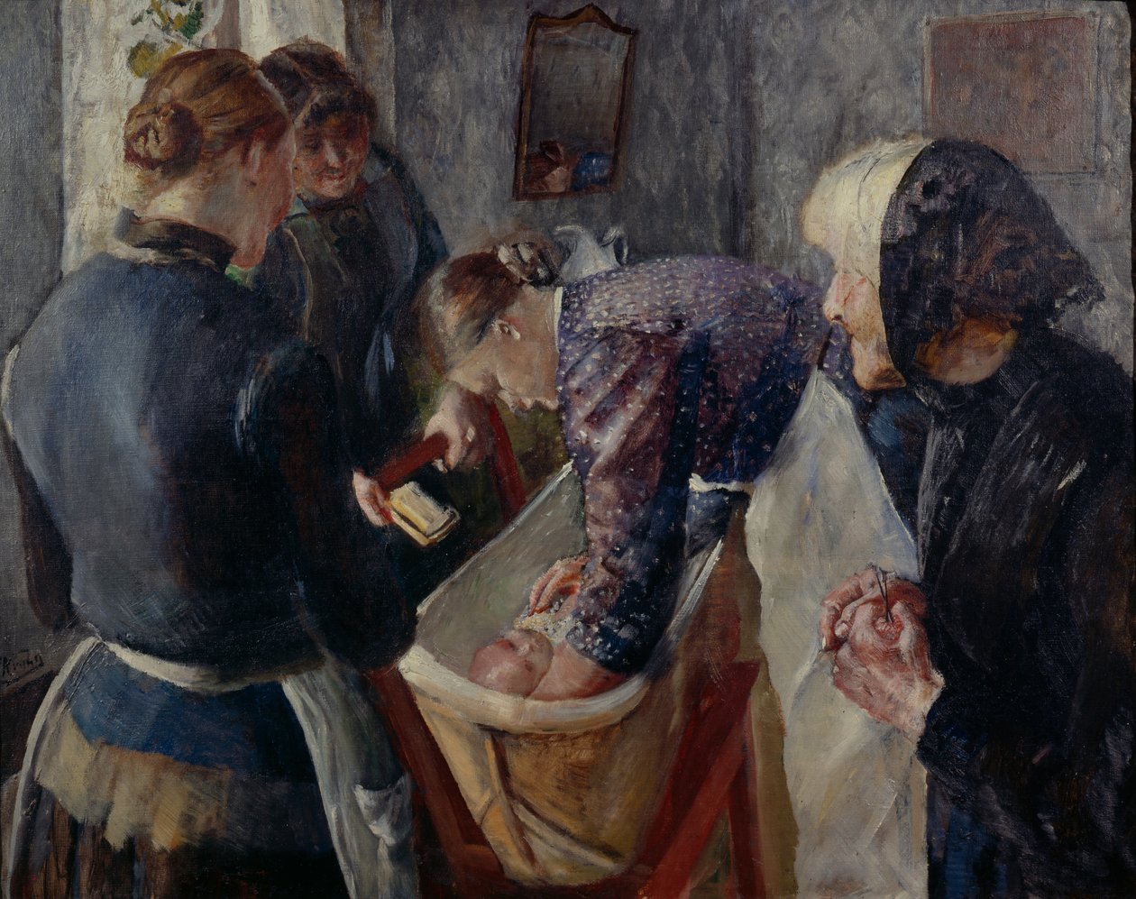 Nella vasca da Christian Krohg