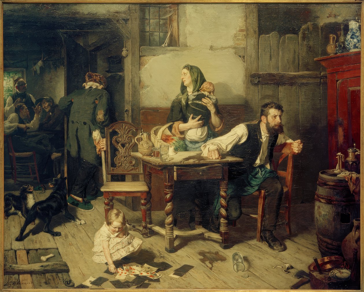 Ch. L. Bokelmann, Fino al chiaro giorno (I giocatori) da Christian Ludwig Bokelmann