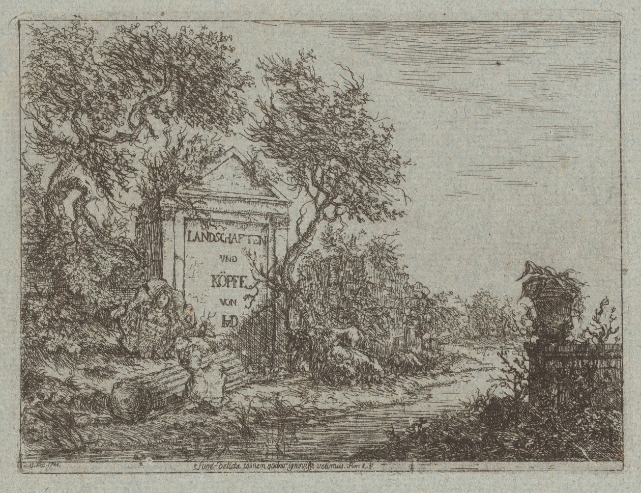 Paesaggi e Teste da Christian Ludwig von Hagedorn