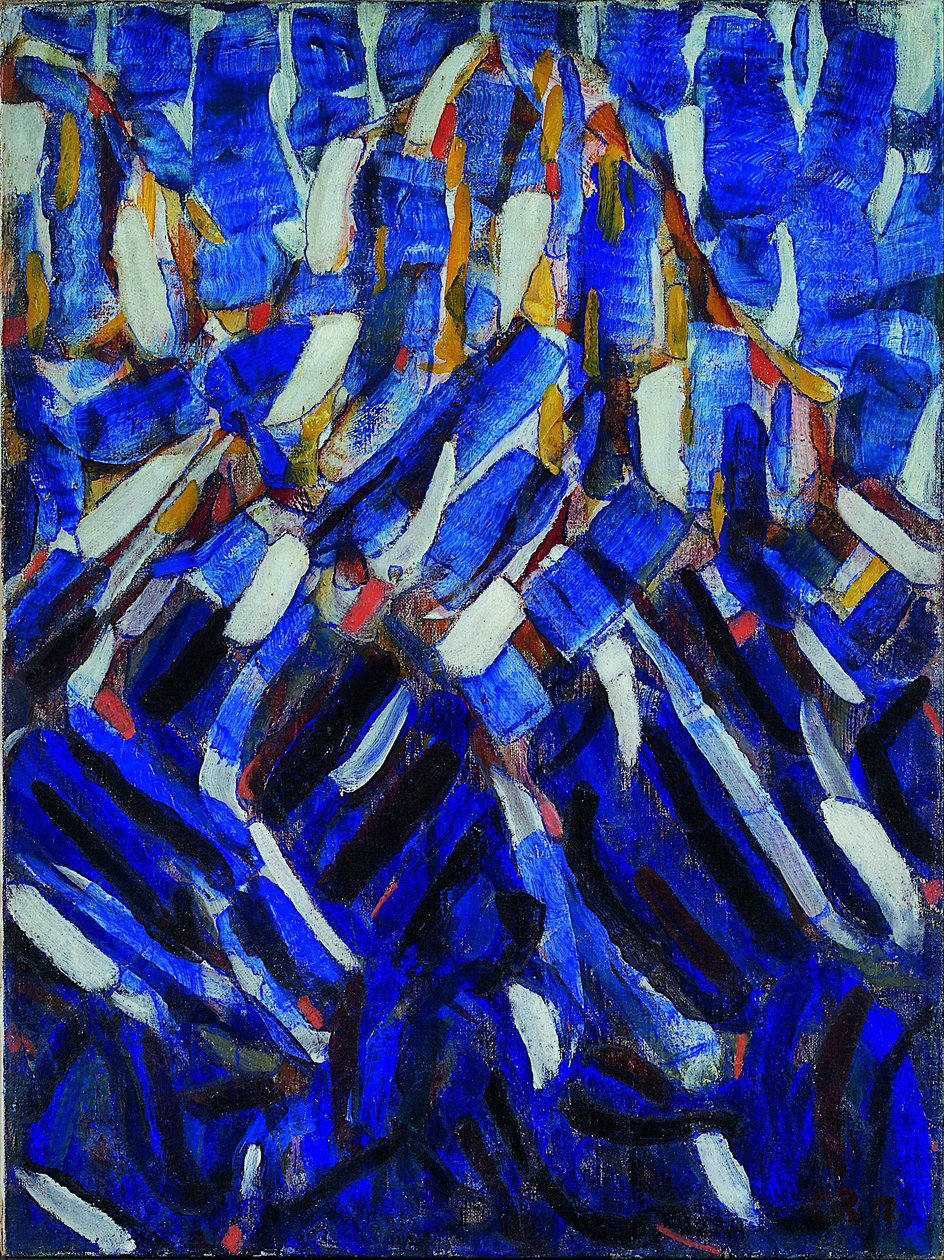 Astrazione (la Montagna Blu) da Christian Rohlfs