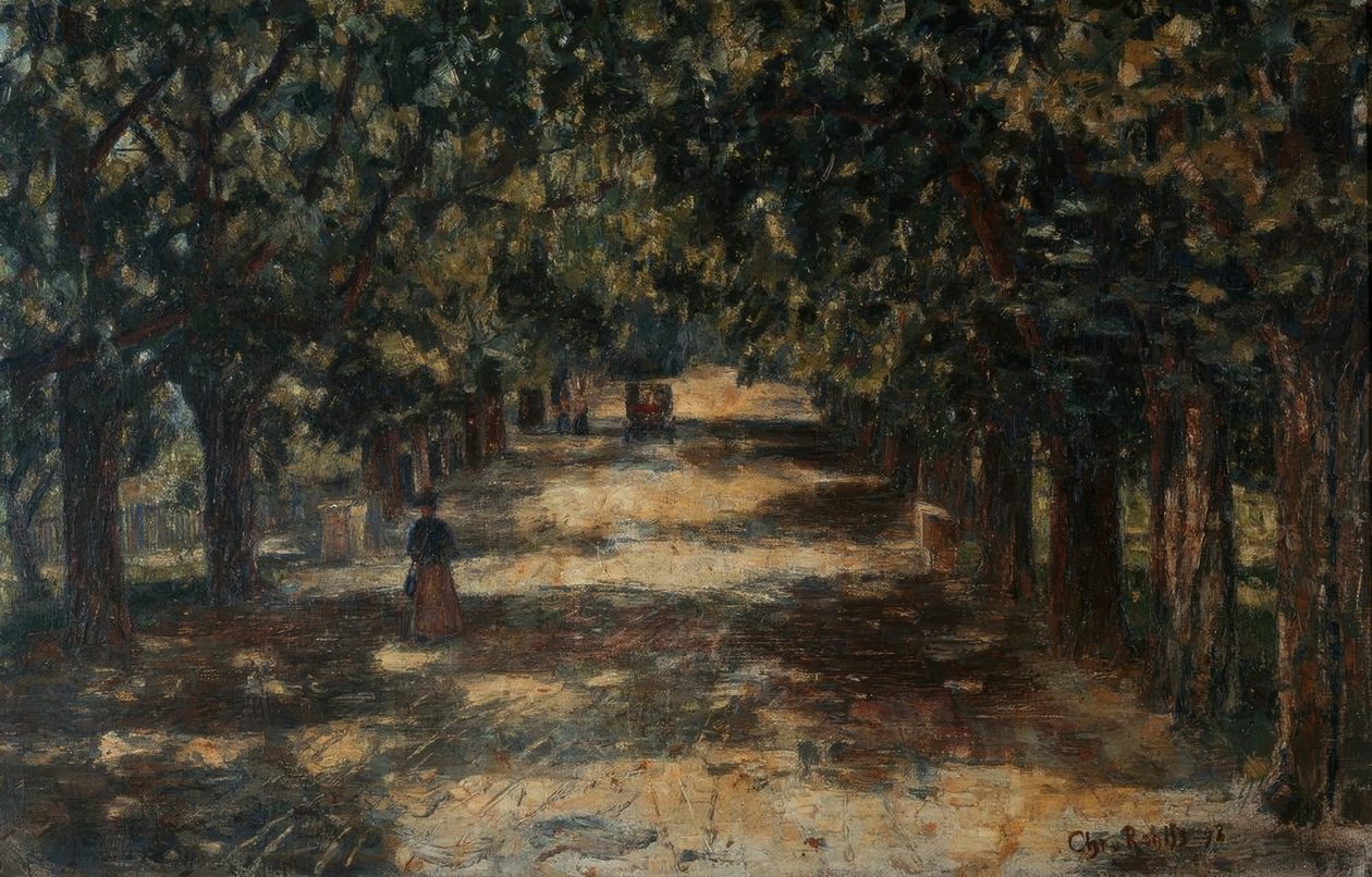 Viale di castagni verso Belvedere da Christian Rohlfs