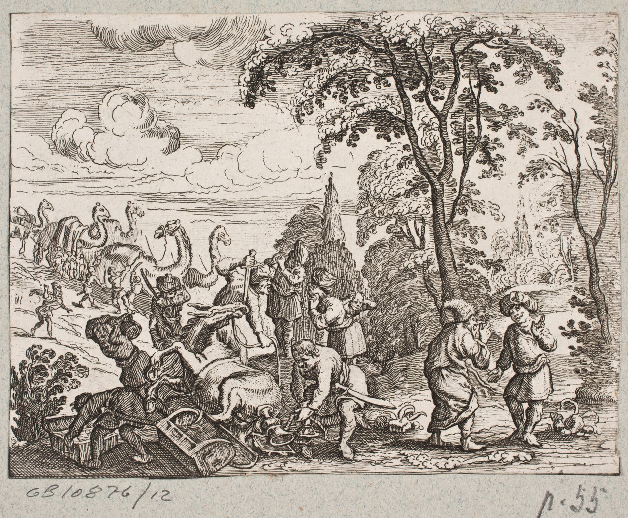 Illustrazione per Adam Olearius, “Persianischer Rosenthal von einem Sinnreichen Poeten Schich Saadi [...]”, Schleswig 1660 da Christian Rothgiesser