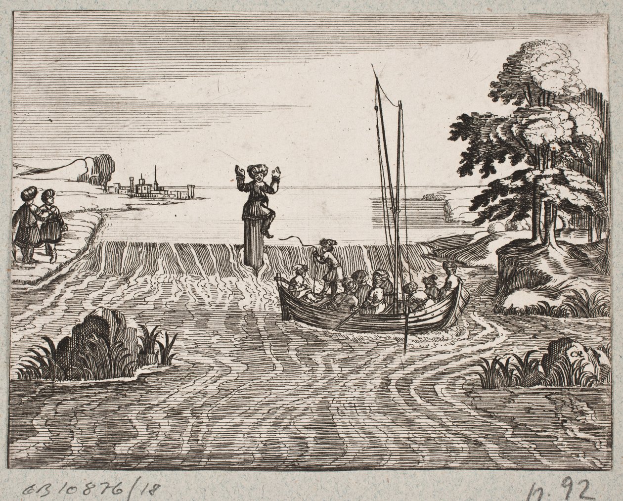 Illustrazione per Adam Olearius, "Persianischer Rosenthal von einem Sinnreichen Poeten Schich Saadi [...]", Schleswig 1660 da Christian Rothgiesser