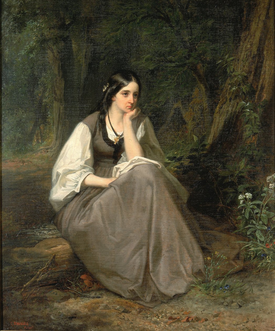 Evangeline da Christian Schussele