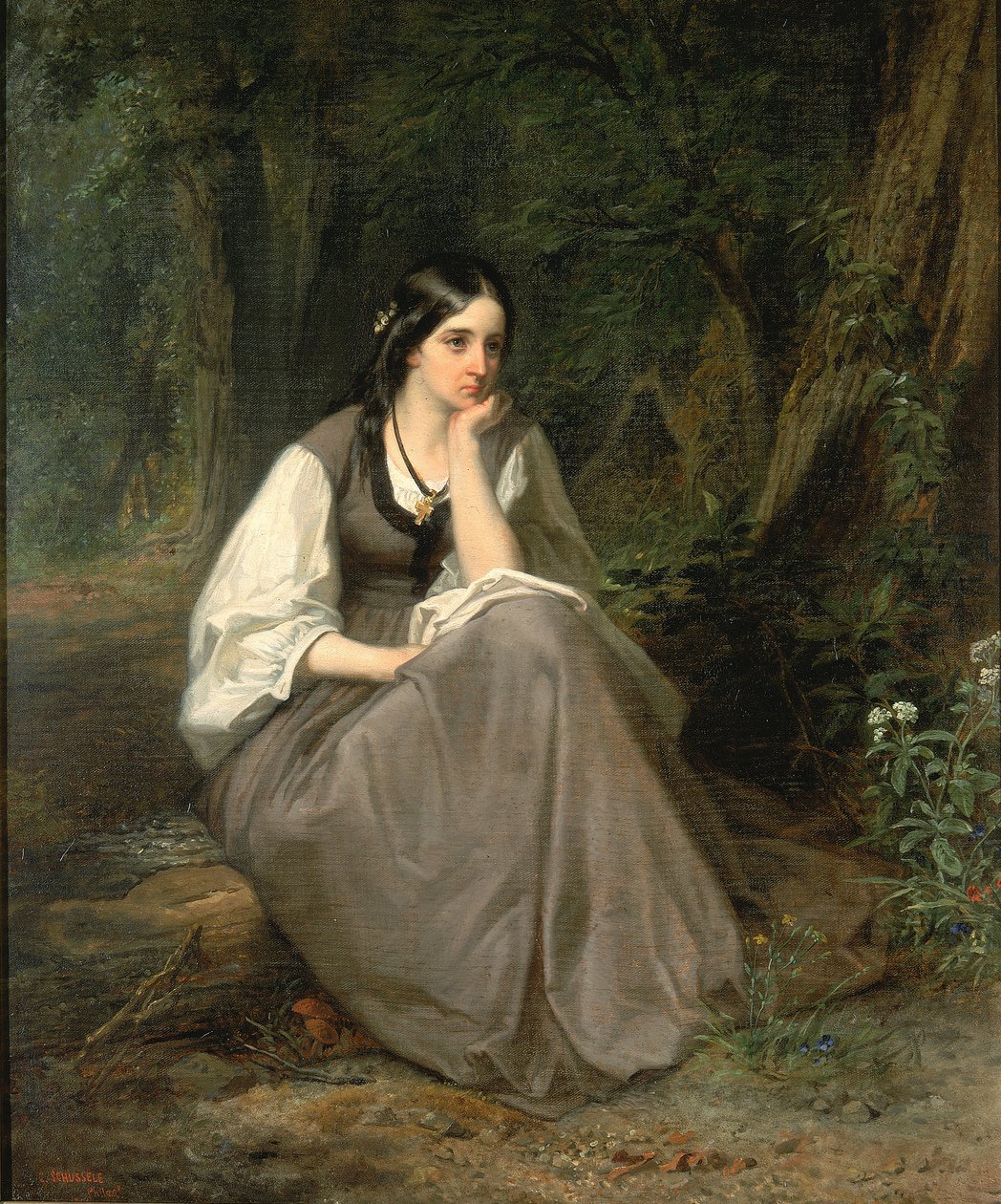Evangeline da Christian Schussele