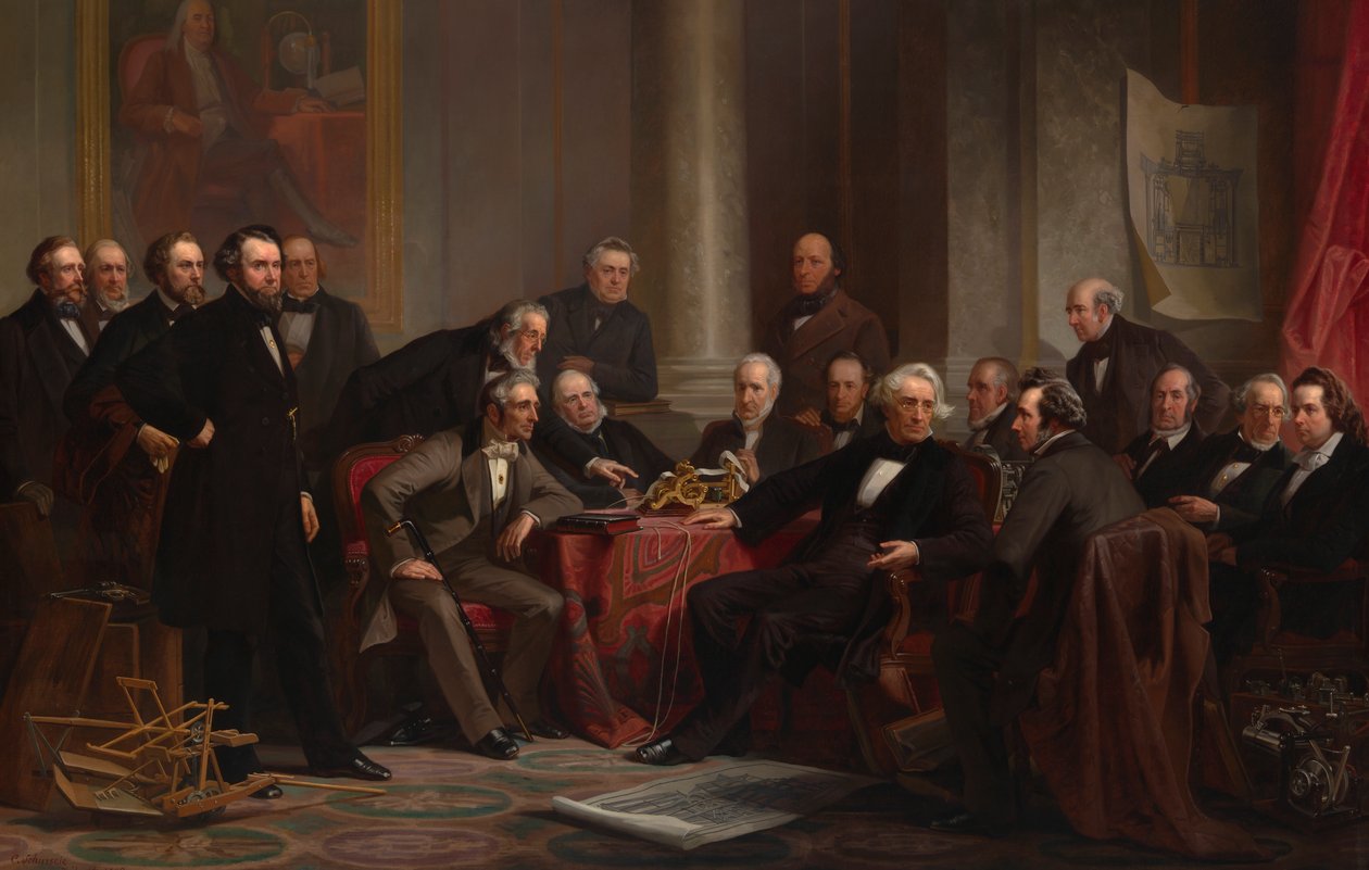 Uomini di progresso da Christian Schussele