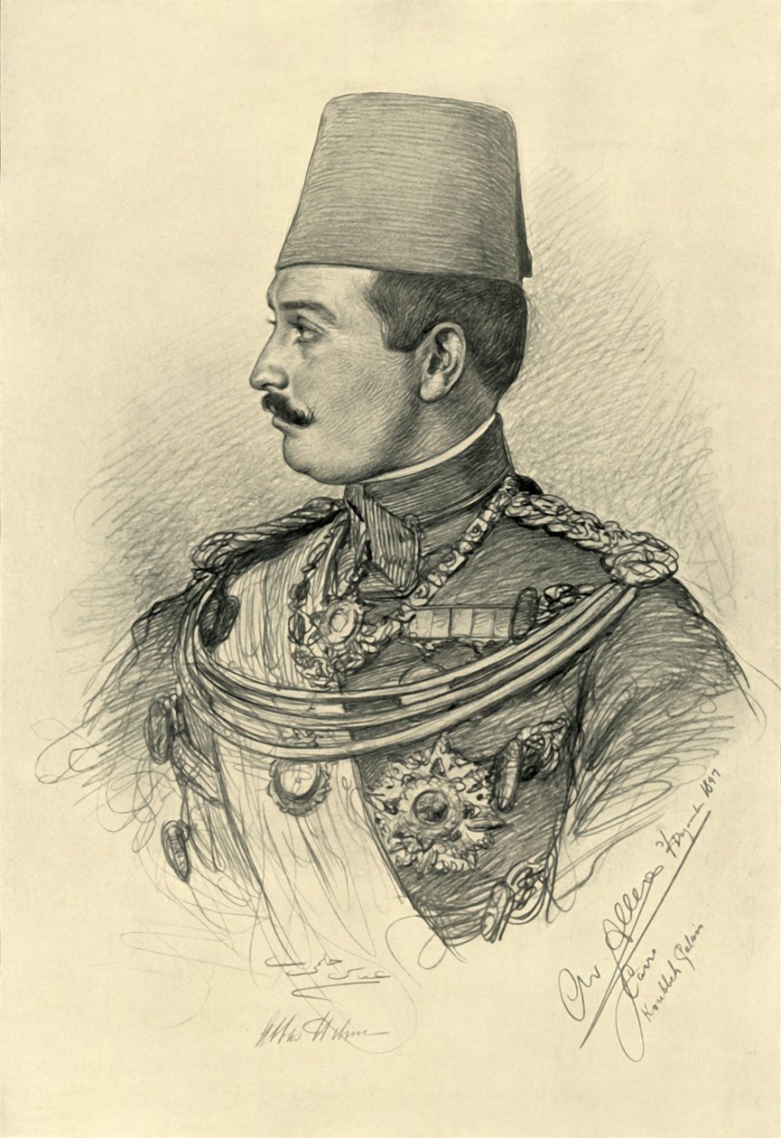 Abbas II Helmy Bey, Palazzo Koubbeh, Il Cairo, Egitto da Christian Wilhelm Allers