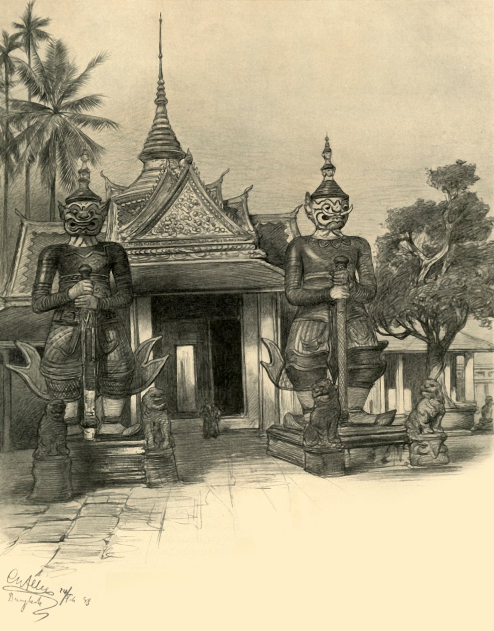 Bangkok, Siam, 1898 da Christian Wilhelm Allers