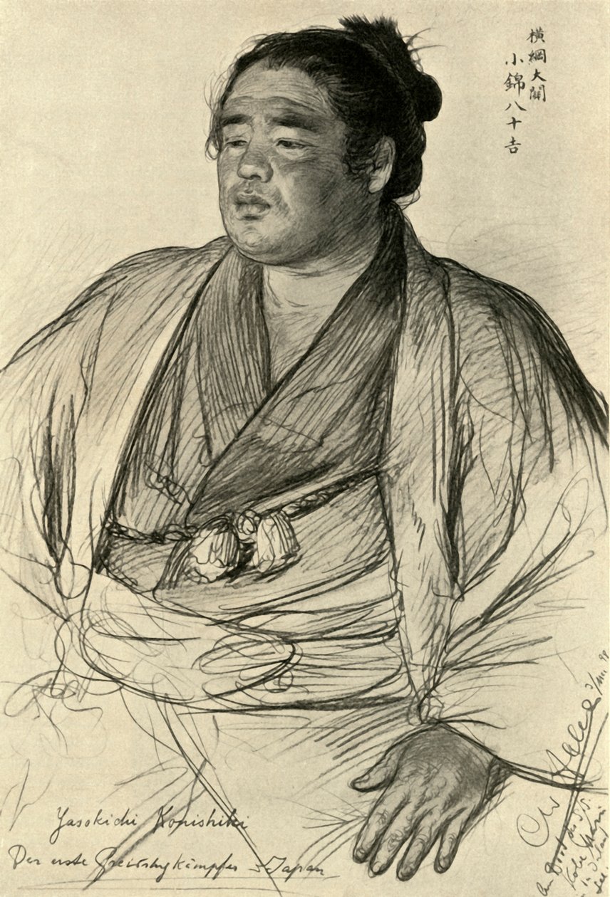 Konishiki Yasokichi, 1898 da Christian Wilhelm Allers