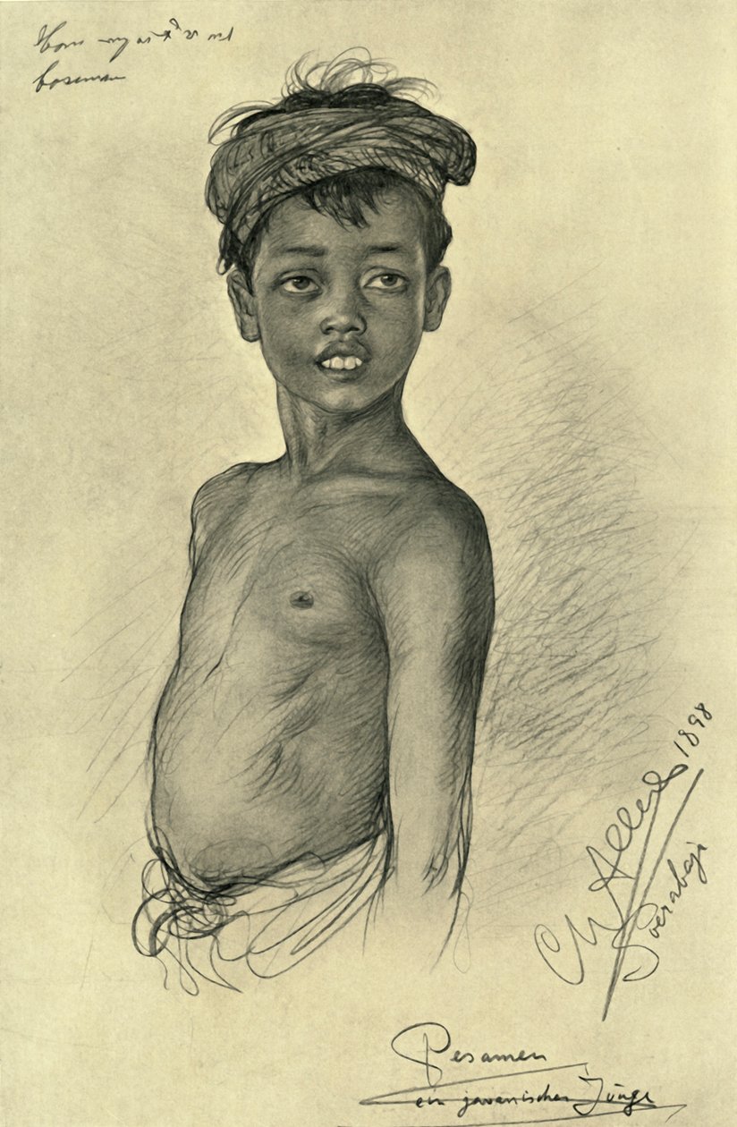 Pesamen - un ragazzo giavanese di Surubaya, Giava da Christian Wilhelm Allers