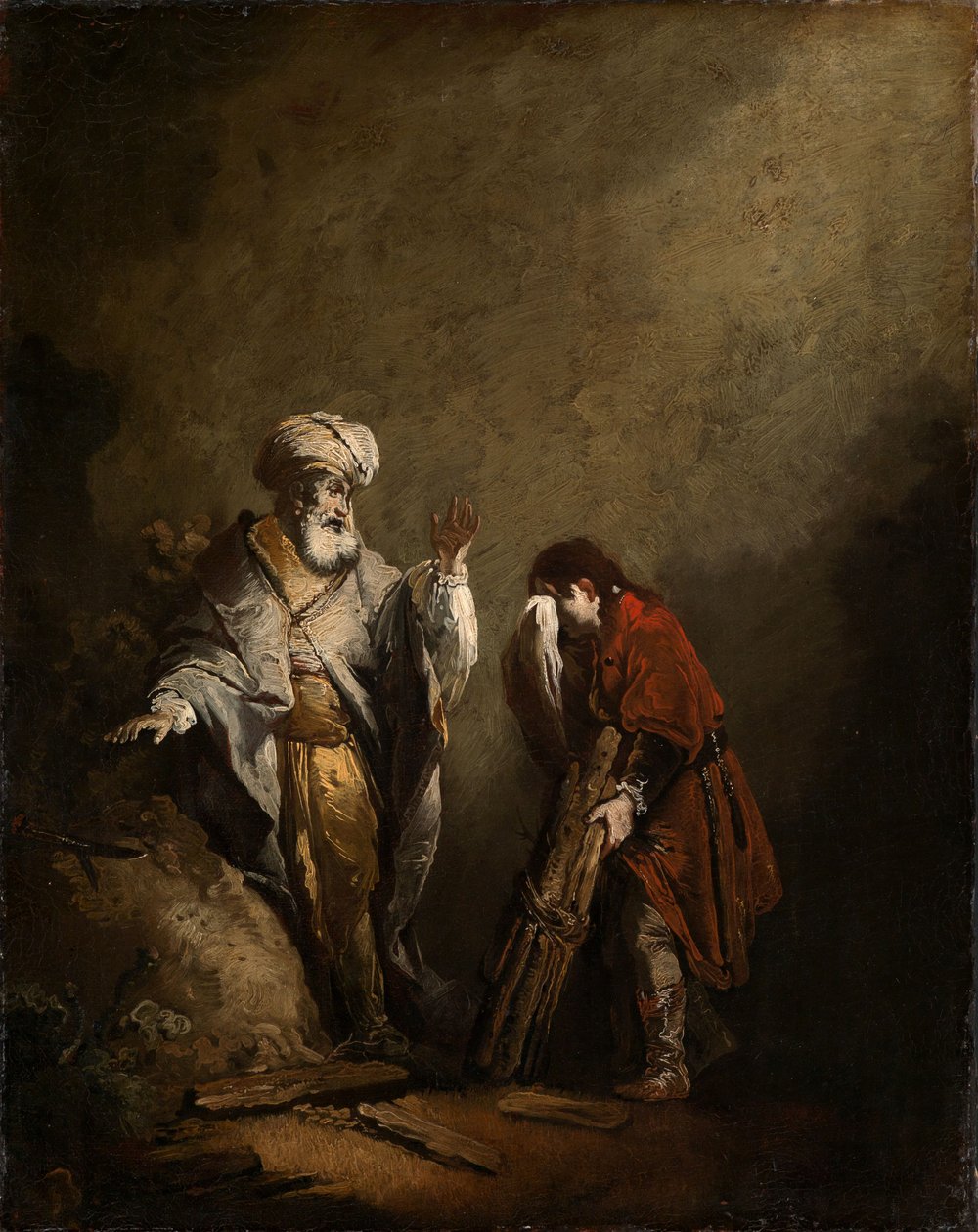 Il sacrificio di Abramo da Christian Wilhelm Ernst Dietrich