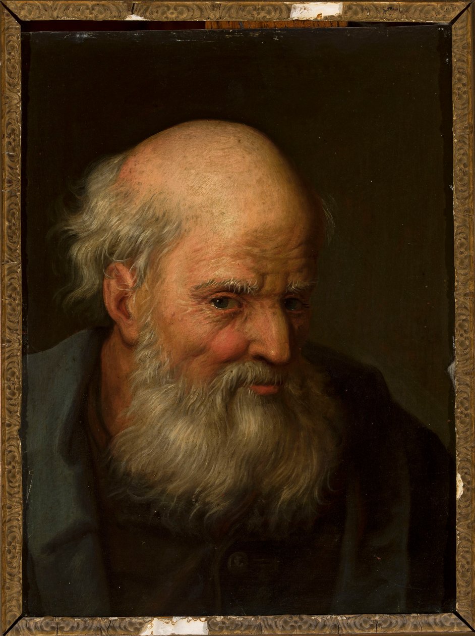 Testa di un vecchio (San Pietro?) da Christian Wilhelm Ernst Dietrich