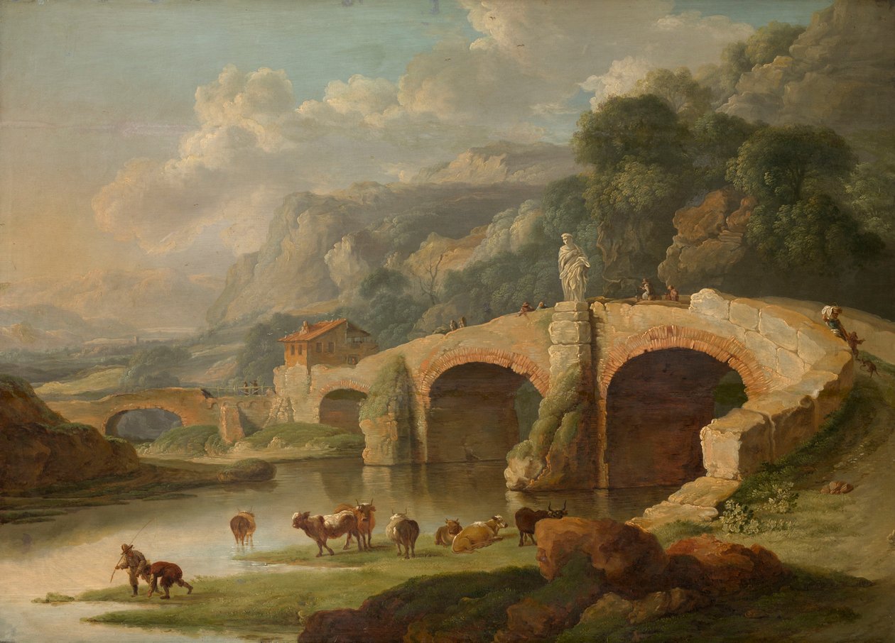 Paesaggio italiano da Christian Wilhelm Ernst Dietrich