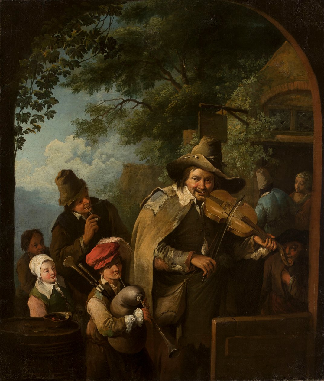 I musicisti da Christian Wilhelm Ernst Dietrich