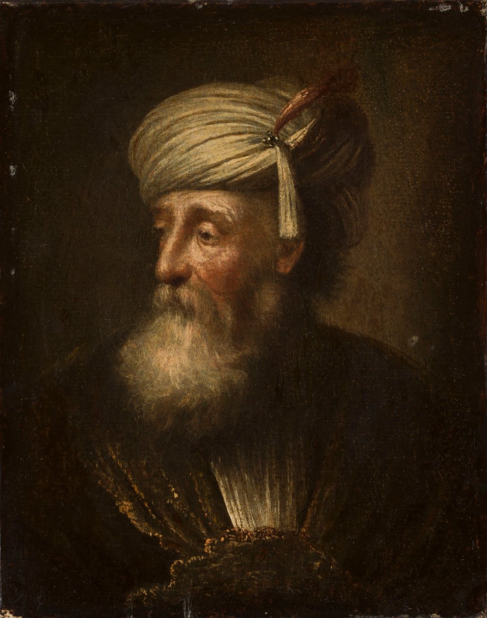 Ritratto di un anziano da Christian Wilhelm Ernst Dietrich