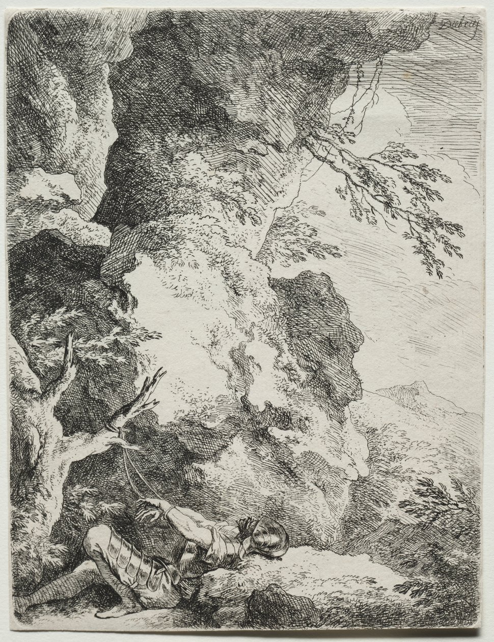 San Guglielmo, il santo eremita da Christian Wilhelm Ernst Dietrich