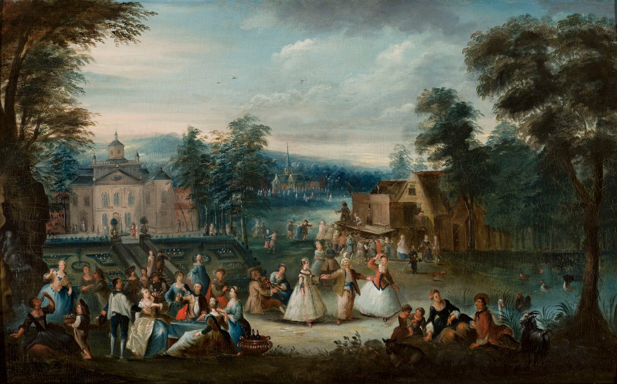 Gioco nel parco da Christian Wilhelm Ernst Dietrich