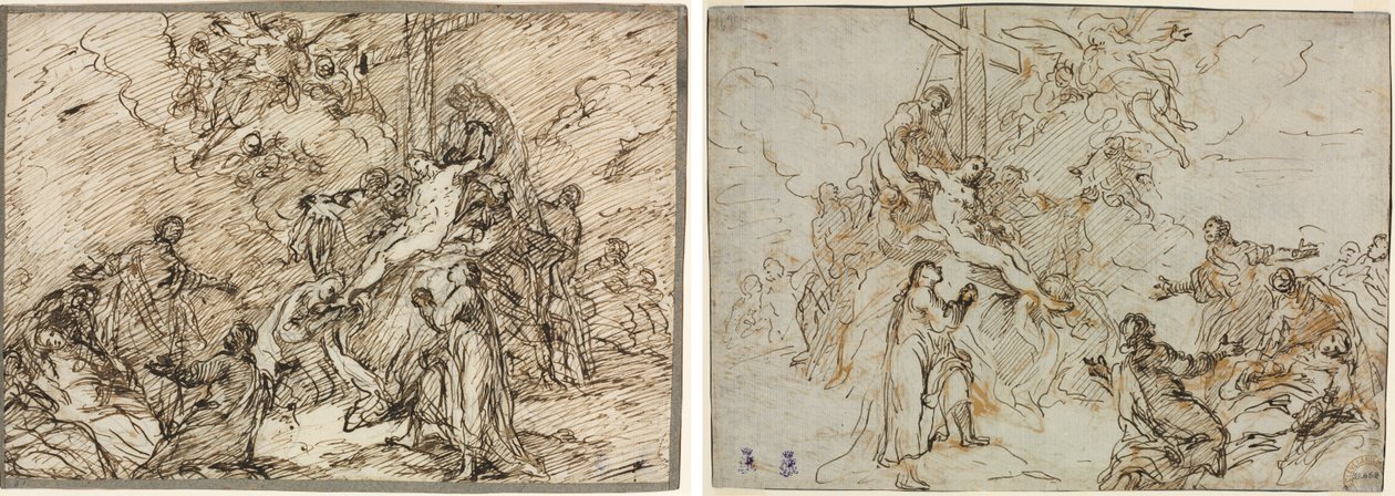 La Deposizione (recto) e (verso) da Christian Wink