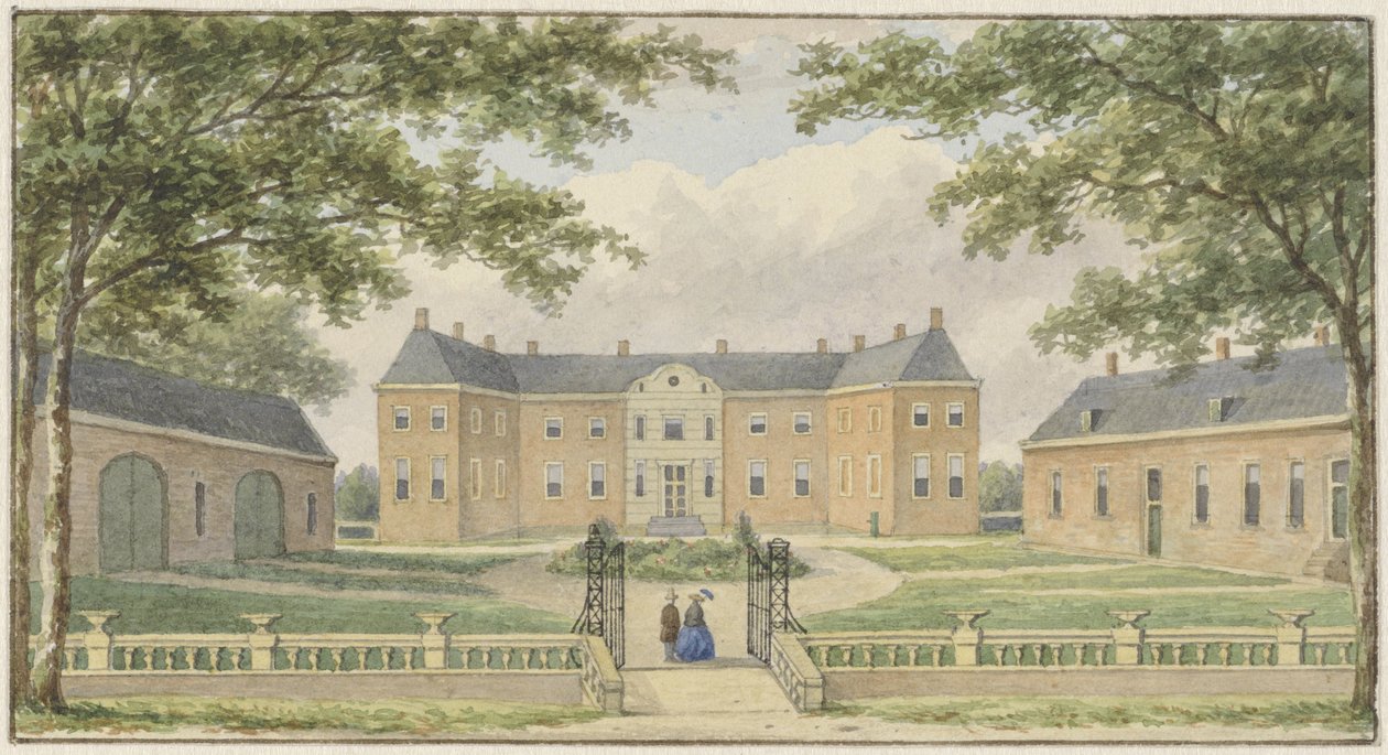 La Casa Ampsen, vicino a Lochem da Christianus Hendricus Hein
