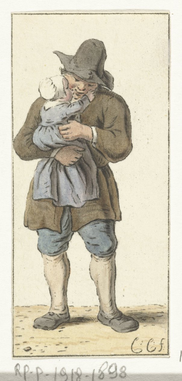 Padre con bambino da Christina Chalon