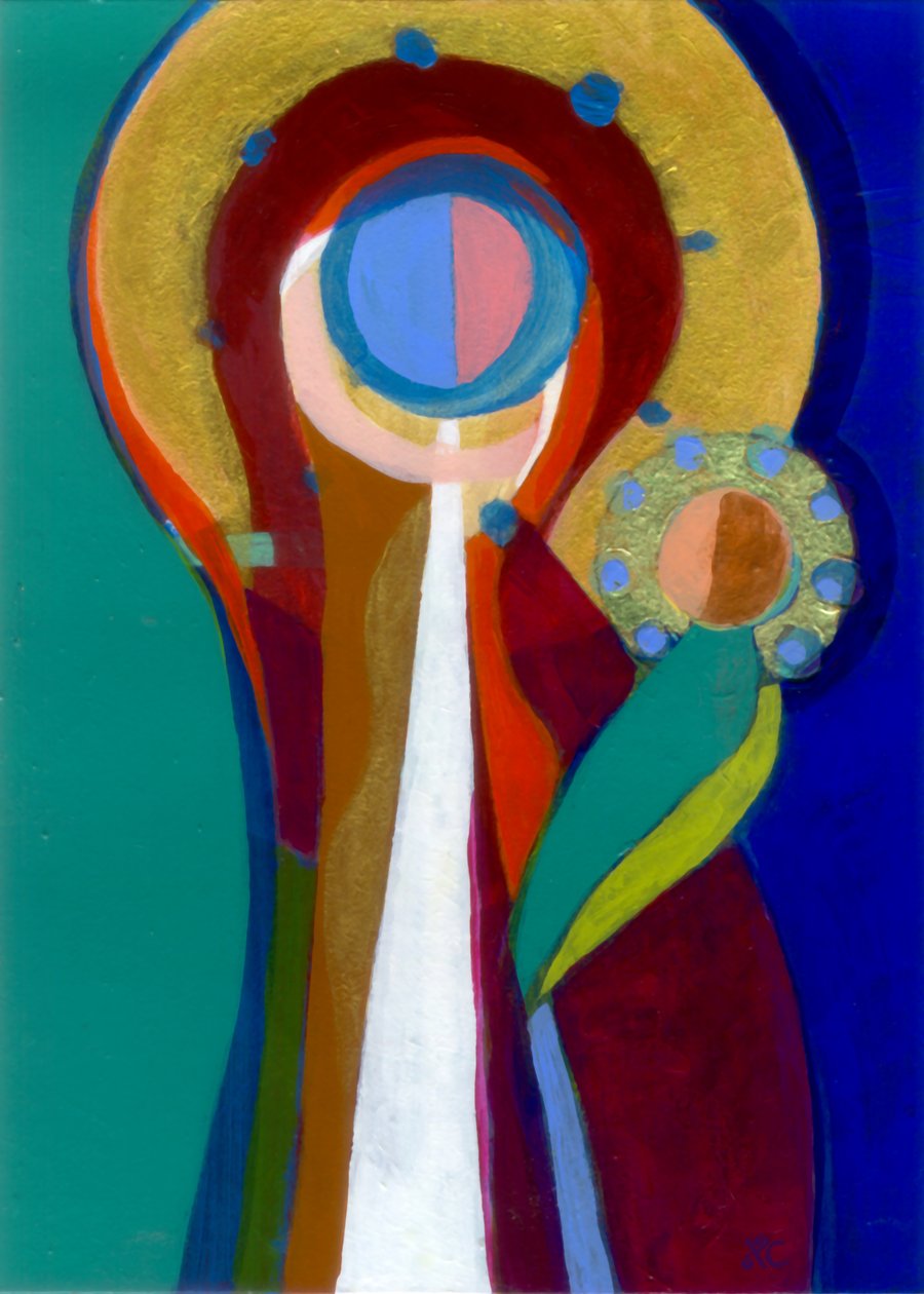 Madonna con Bambino, c. 2007 da Christina Saj