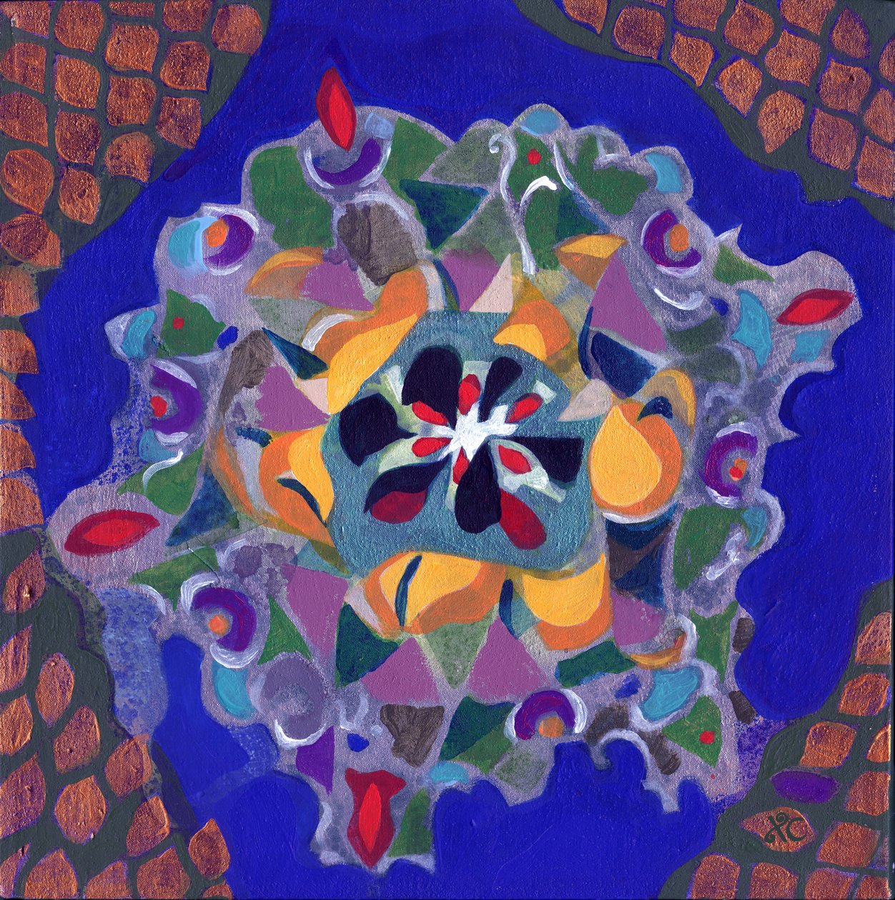 Meditazione 10, c. 2017 da Christina Saj