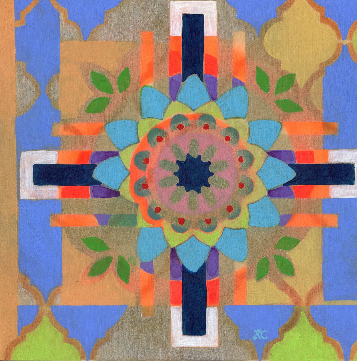 Meditazione 25, c. 2017 da Christina Saj