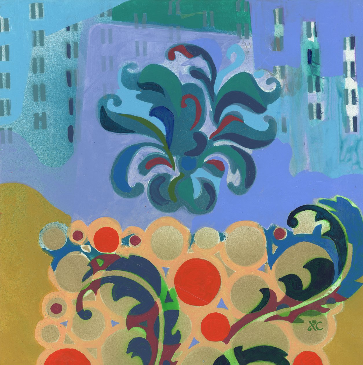 Meditazione 34, c. 2017 da Christina Saj