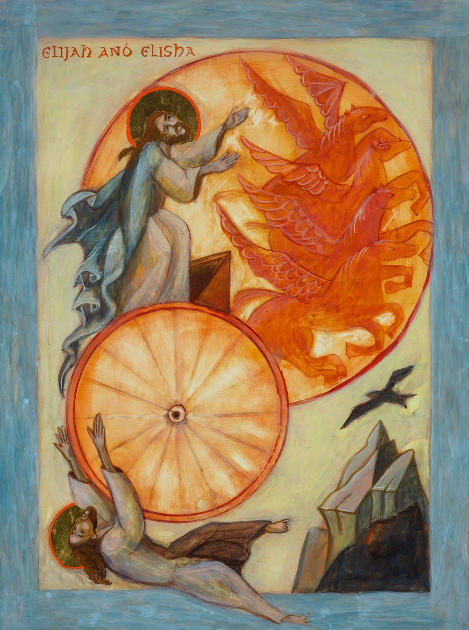 Icona Elia ed Eliseo, 2022 (tempera all