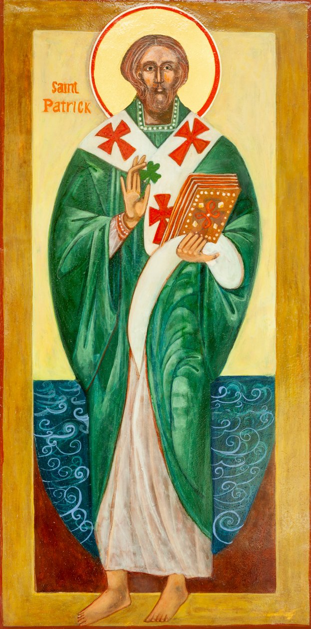 Icona di San Patrizio, 2000 (tempera all