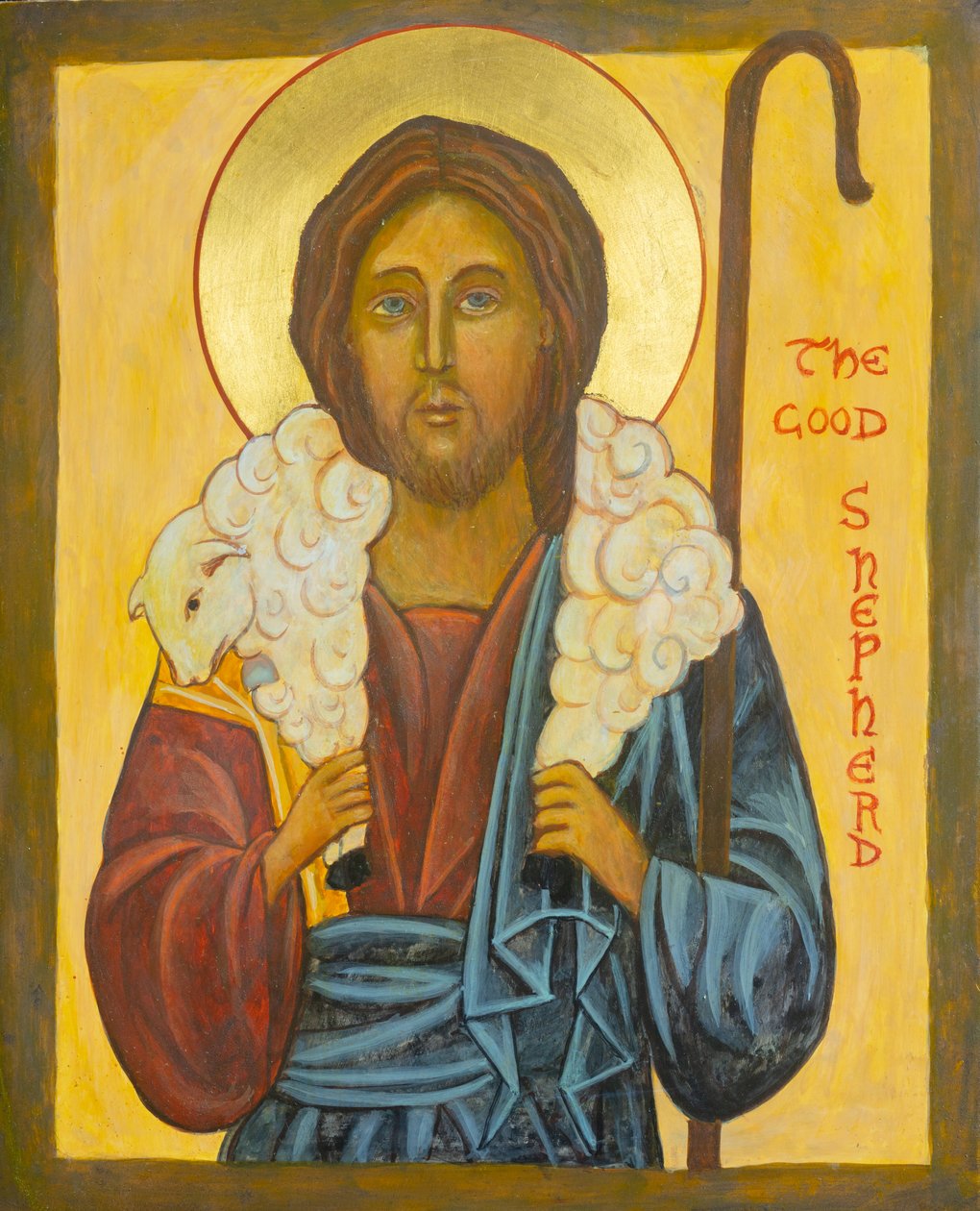 Il Buon Pastore, 2020 (tempera all