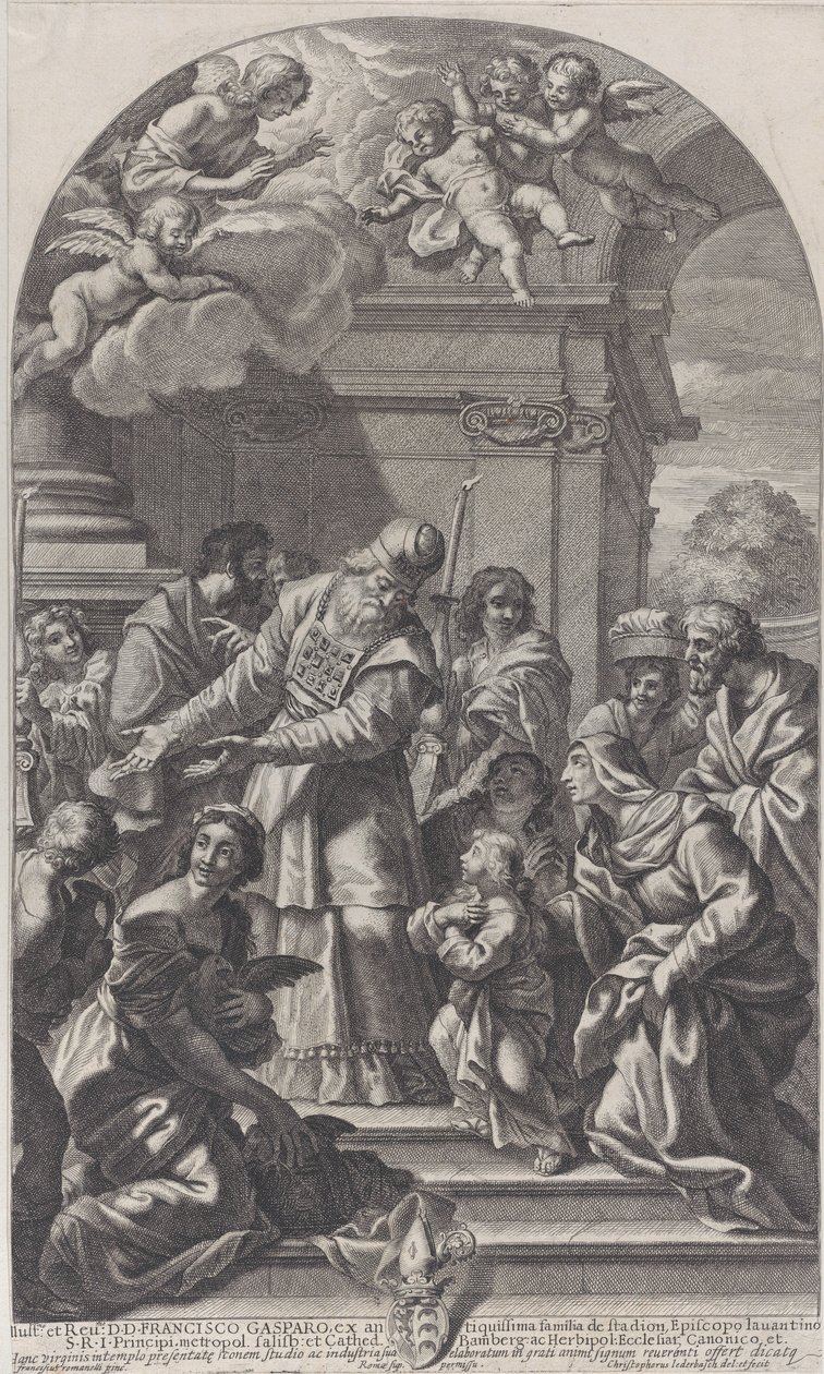 La presentazione della Vergine nel Tempio da Christof Lederwasch