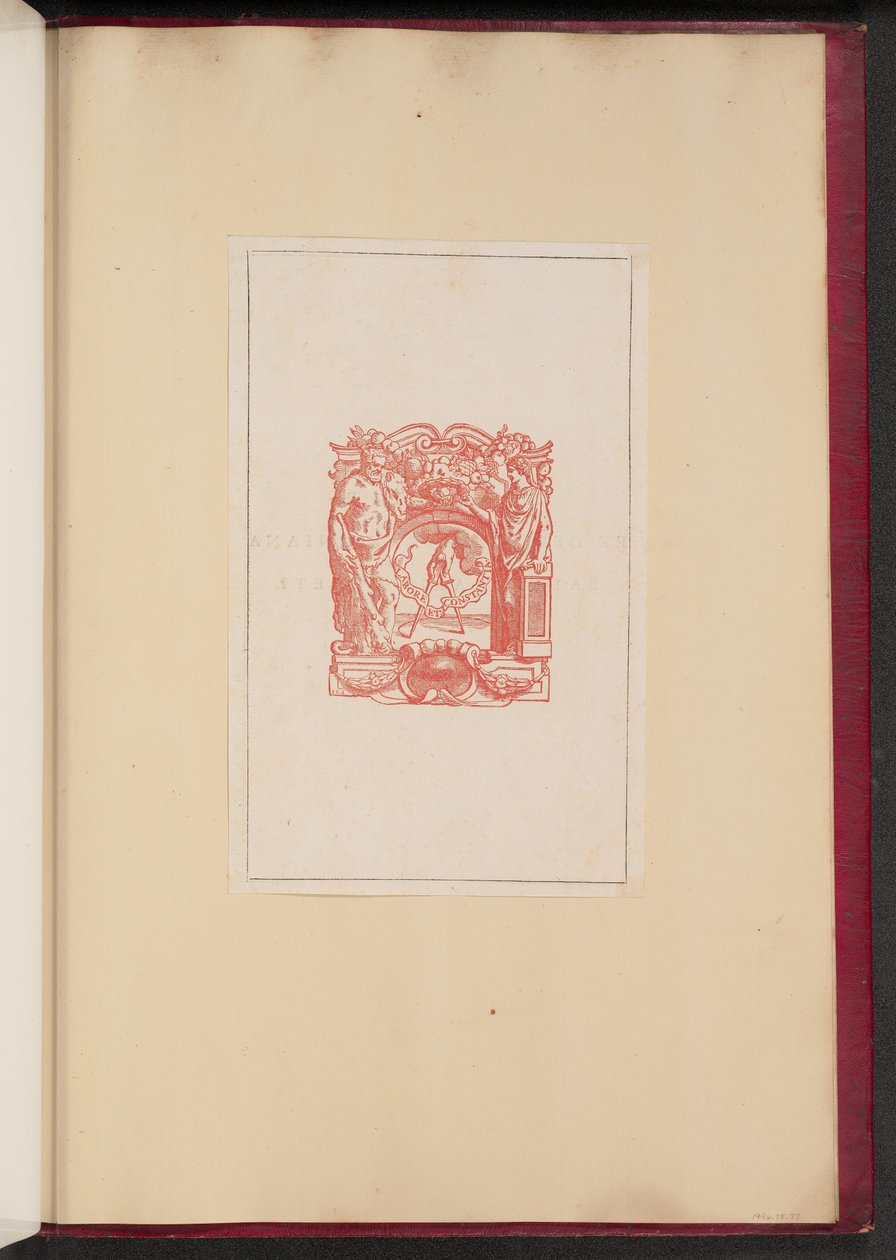 Dispositivo del tipografo per la Plantin Press da Christoffel Jegher after Sir Peter Paul Rubens