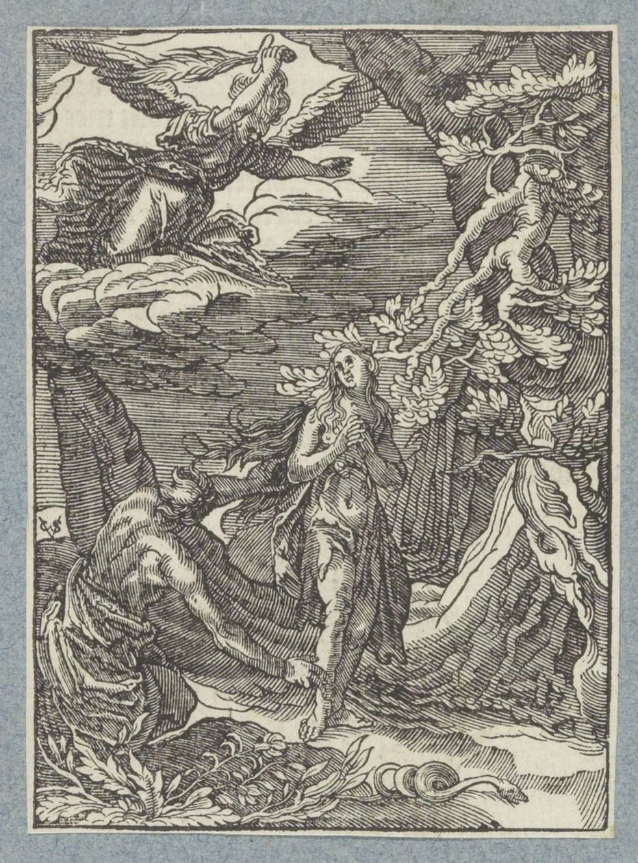 Espulsione dal Paradiso da Christoffel van Sichem (II)