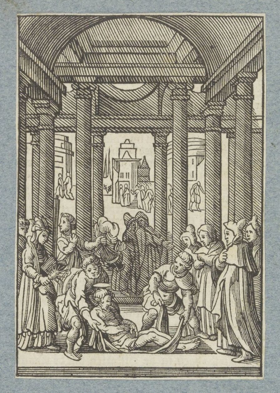 Deposizione di Santo Stefano da Christoffel van Sichem (II)