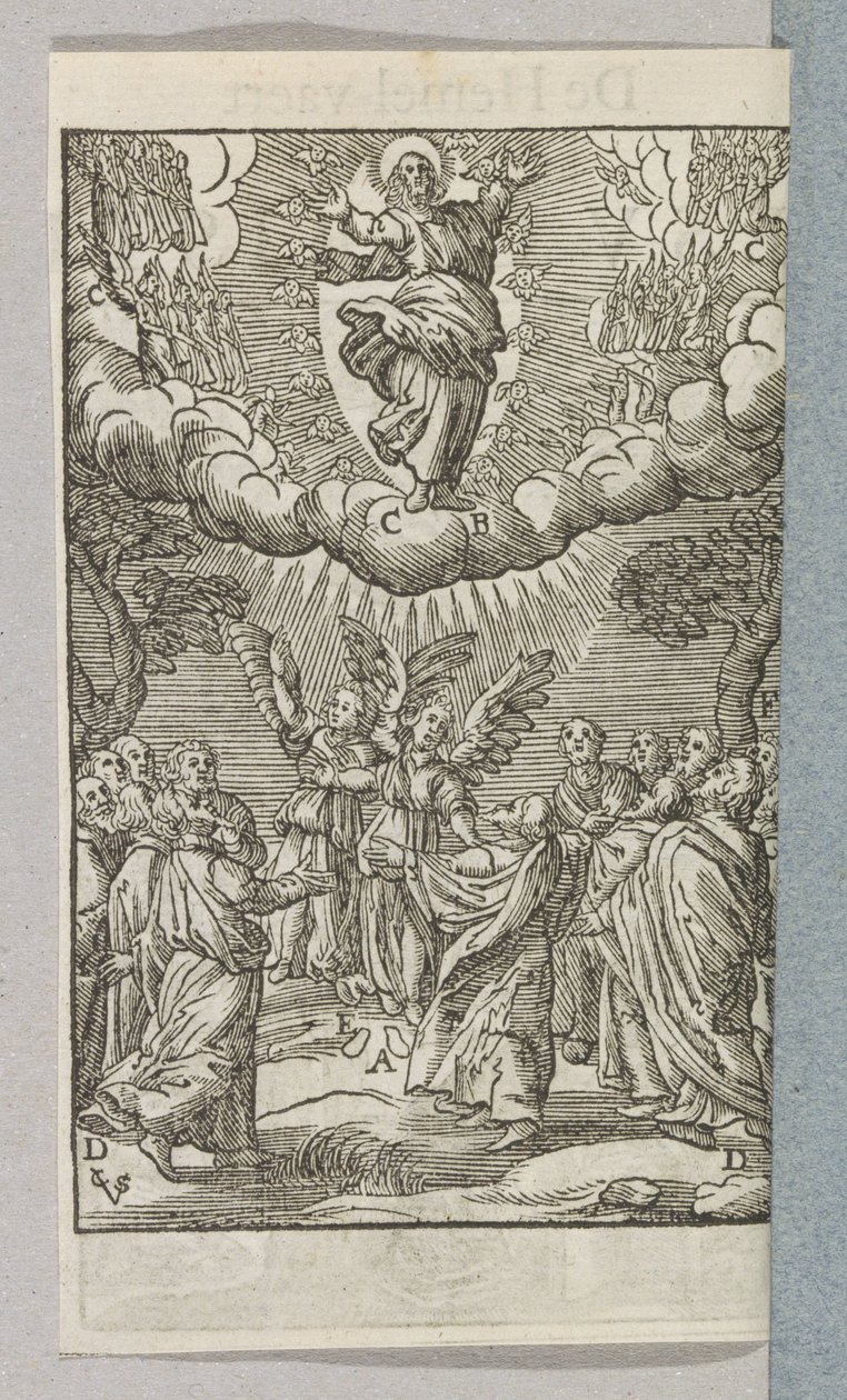 Ascensione di Cristo da Christoffel van Sichem (II)