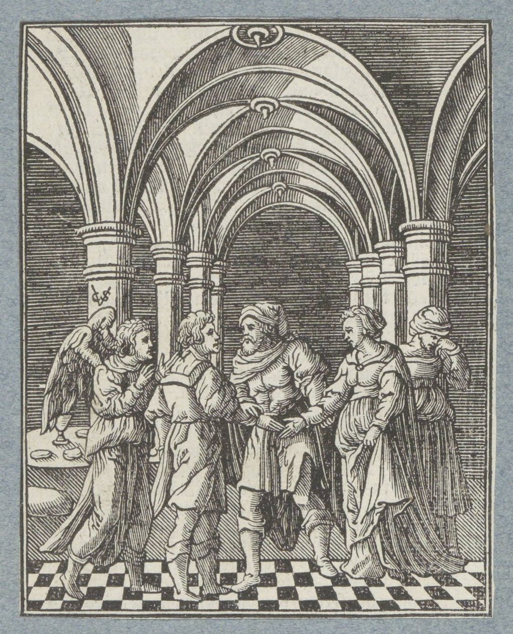 Matrimonio di Tobia e Sara da Christoffel van Sichem (II)