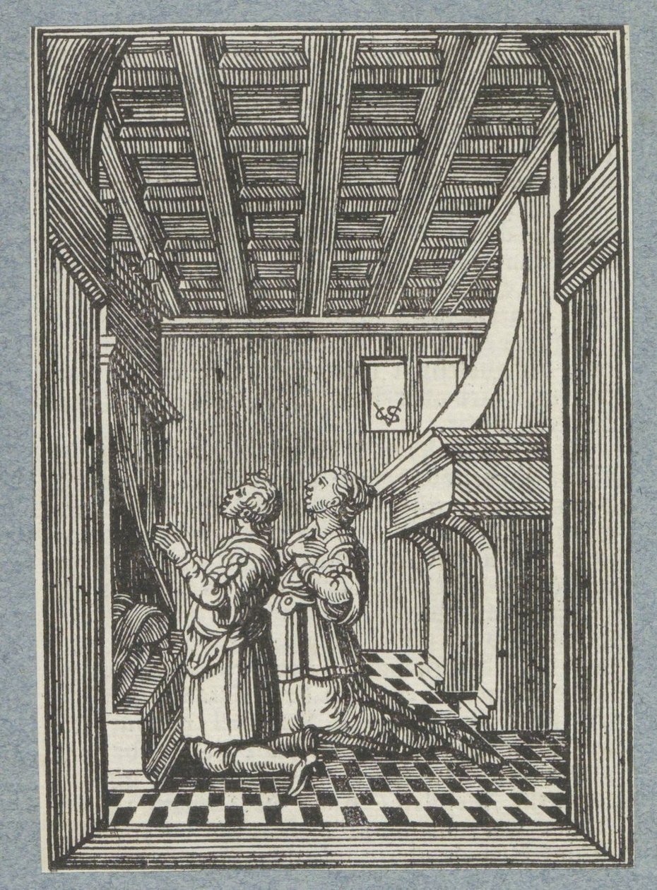 Notte di nozze di Tobia e Sara da Christoffel van Sichem (II)