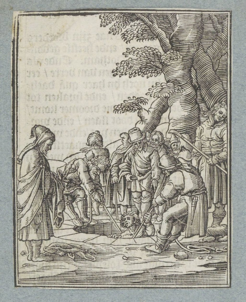 Giuseppe viene tirato fuori dal pozzo dai suoi fratelli da Christoffel van Sichem (II)
