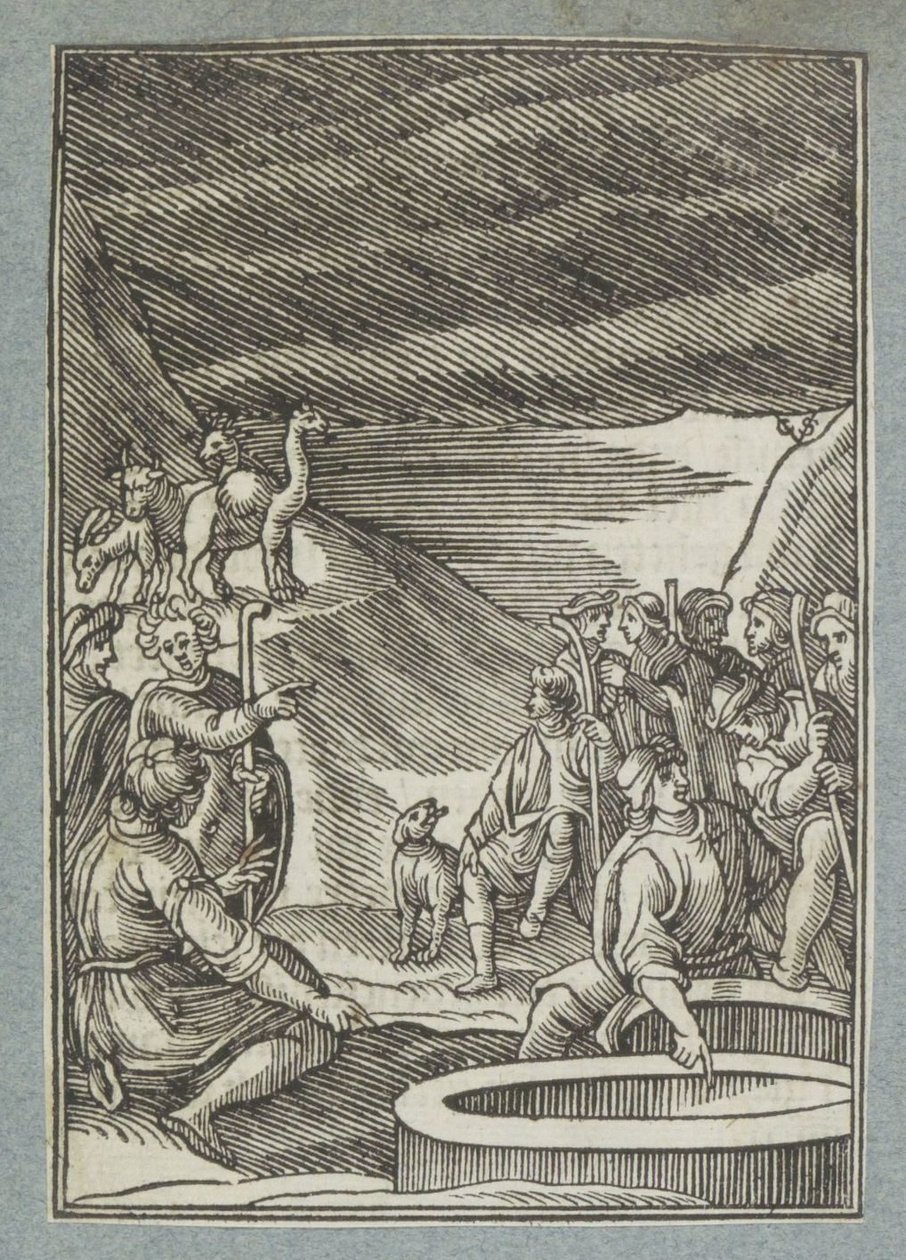 Giuseppe gettato nella cisterna da Christoffel van Sichem (II)
