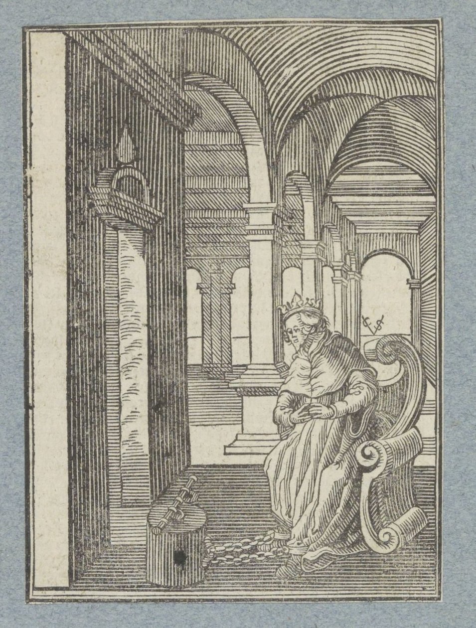 Manasse in prigione da Christoffel van Sichem (II)