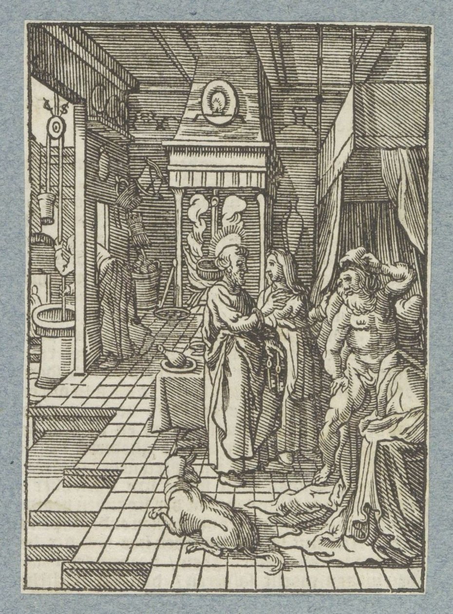 Pietro guarisce Enea da Christoffel van Sichem (II)