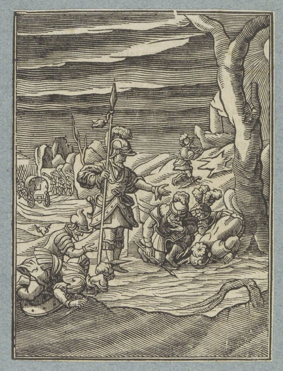 Selezione degli uomini di Gedeone da Christoffel van Sichem (II)