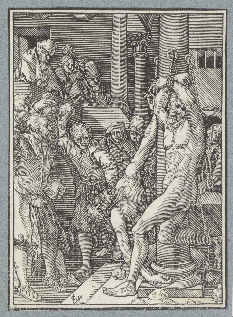 Lapidazione degli anziani da Christoffel van Sichem (II)