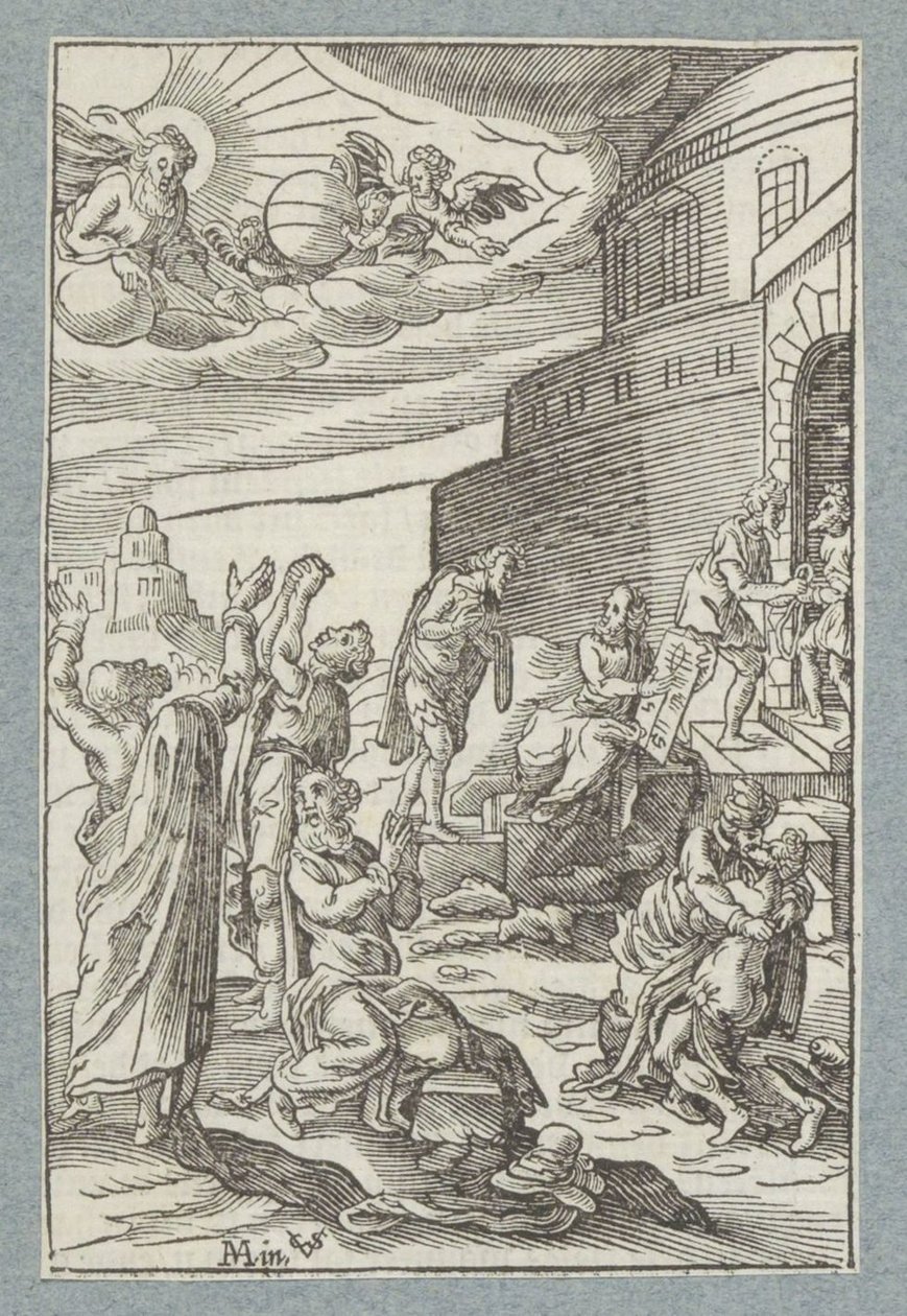Perdona i nostri debiti, come noi li perdoniamo ai nostri debitori da Christoffel van Sichem (II)