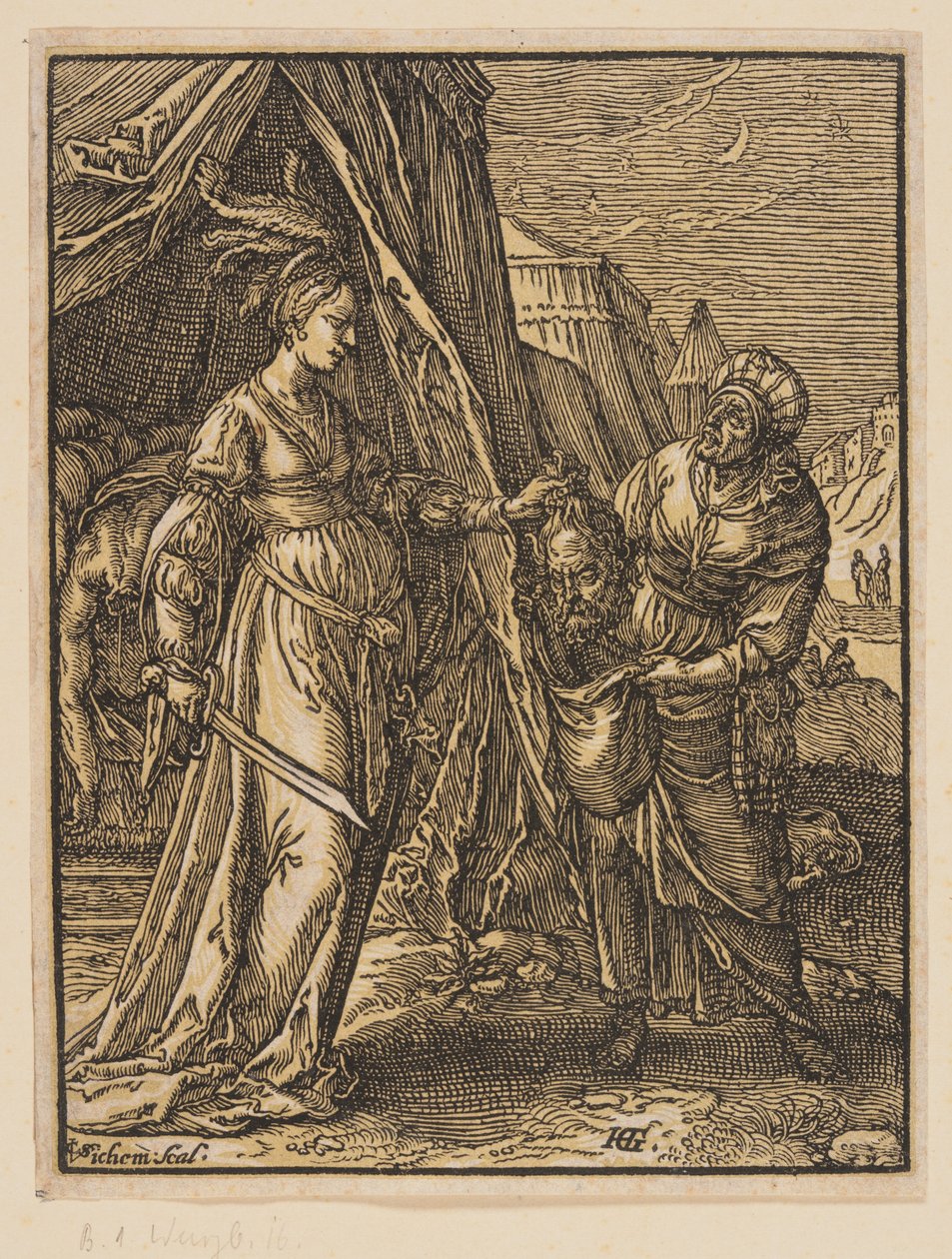 Giuditta con la testa di Oloferne da Christoffel van Sichem I